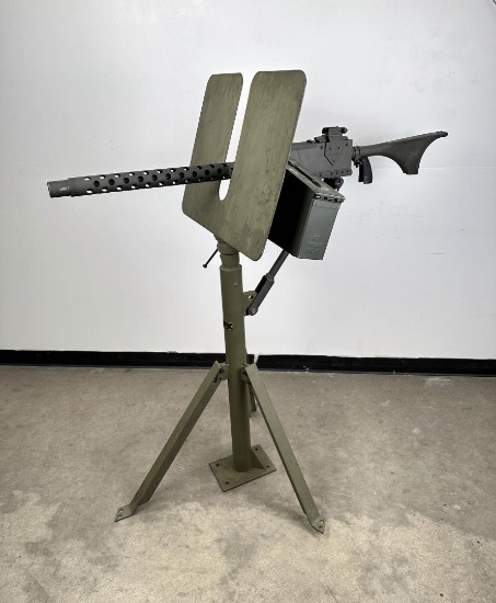 Inert WW2 Browning M1919 Gas Display Gun