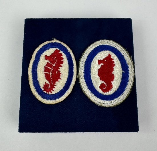 WW2 Amphibious Engineer Forces Seahorse Patches