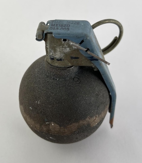 Inert Vietnam War Baseball Practice Grenade