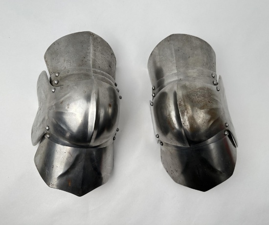 Medieval Steel Pauldrons LARP