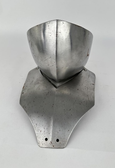 Medieval Steel Gorget LARP