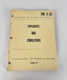 FM 5-25 Explosives And Demolitions