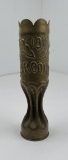 1918 Trench Art Shell Vase 75mm French Argonne