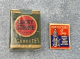 WW2 Lucky Strike Cigarettes & Victory Matches