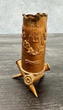 WWI WW1 Reims Trench Art Shell Casing
