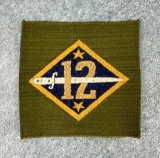 WWI WW1 12th Division Liberty Loan Patch