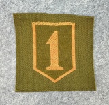 WWI WW1 US Army 1st Division Liberty Loan Patch