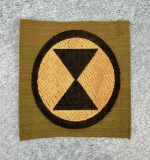 WWI WW1 7th Infantry Division Liberty Loan Patch