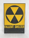 US Department of Defense Fallout Shelter Sign