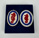 WW2 Amphibious Engineer Forces Seahorse Patches