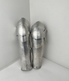 Medieval Aluminum Greaves LARP