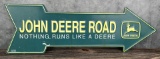 John Deere Tin Arrow Sign