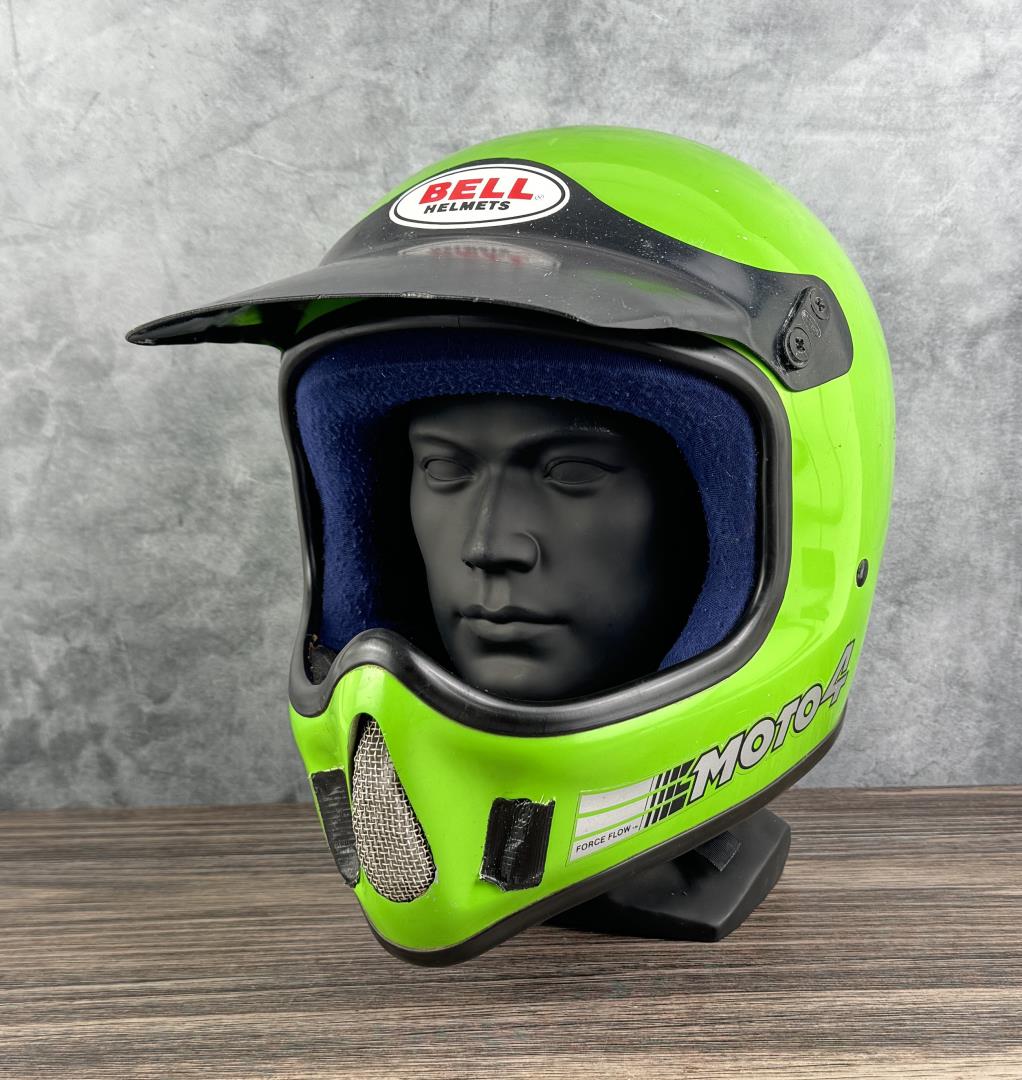 Vintage Bell Moto 4 Motocross Helmet | Proxibid