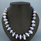 Lapis Lazuli and Baroque Pearl Necklace