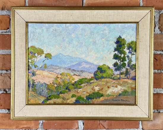 Maurice Braun San Diego California Oil Painting