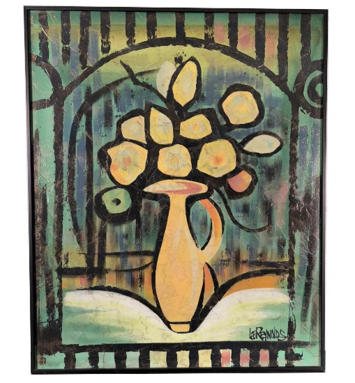 Lee Burr Oil on Canvas Painting