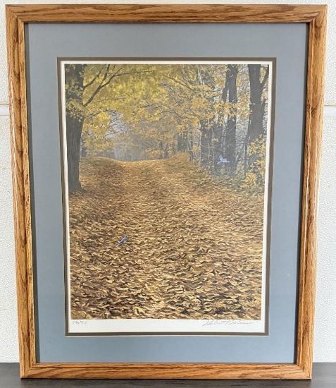 Robert Bateman Farm Lane and Blue Jays Print