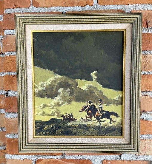Frank McCarthy Marauder's Moon Oil Painting