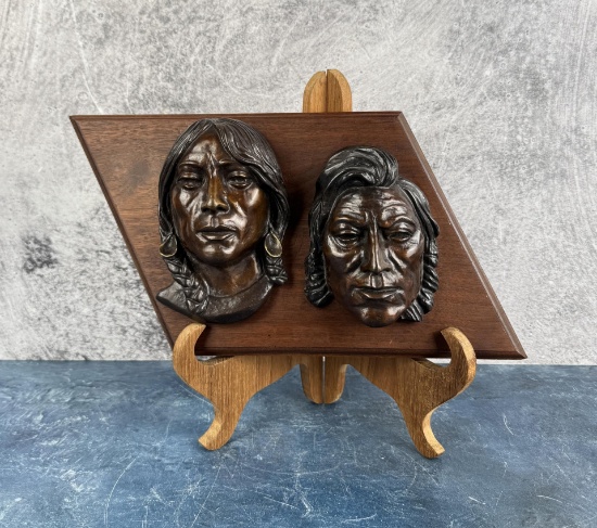 Earle Erik Heikka Blackfoot Indian Bronzes