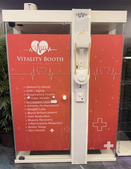 Mito Halotherapy Red Light Vitality Booth