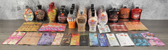 Large Grouping of Bronzer Tanning Chemicals