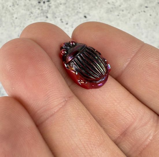 Louis Comfort Tiffany Glass Scarab