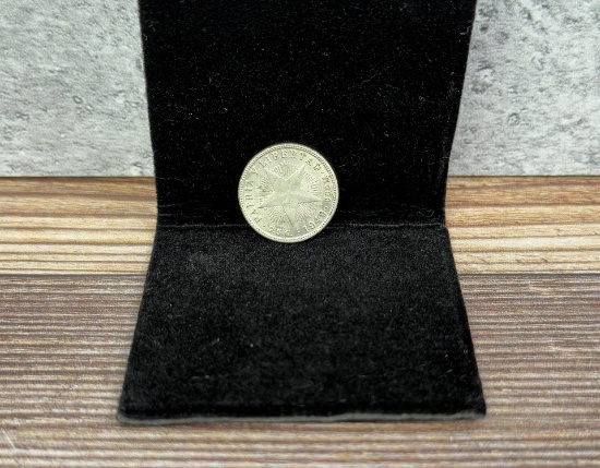 1948 Cuba Diez Centavos Silver Coin