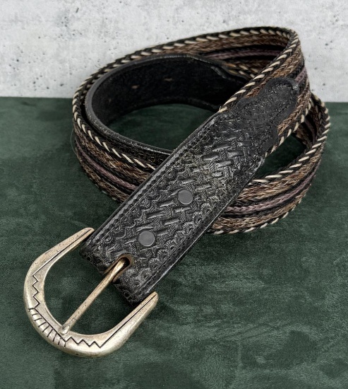 Cowboy Horsehair Belt
