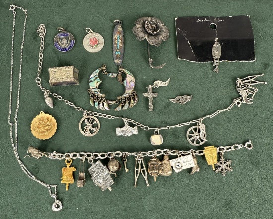 Collection of Sterling Silver Jewelry