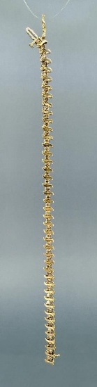 10k Gold Diamond Tennis Bracelet