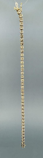 Sterling Silver CZ Tennis Bracelet