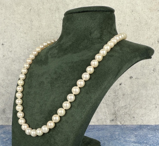 14k Gold Cultured Pearl Necklace