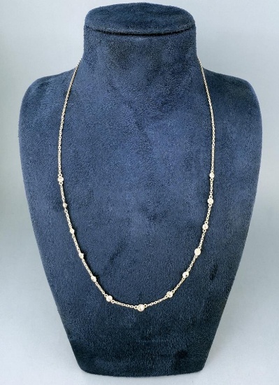 Art Deco Platinum & Diamond Necklace
