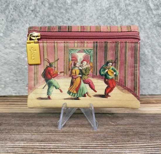 Icon Los Angeles Leather Zip Coin Pouch