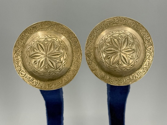 Frank Schultz Victor Montana Spur Strap Conchos