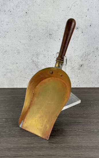 Antique Brass Hearth Coal Scoop