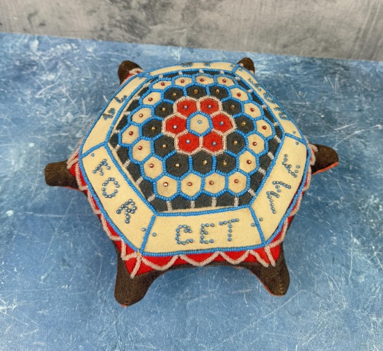 Micmac Native American Indian Beaded Pin Cushion
