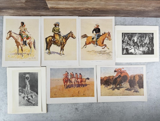 Collection of Frederic Remington Prints