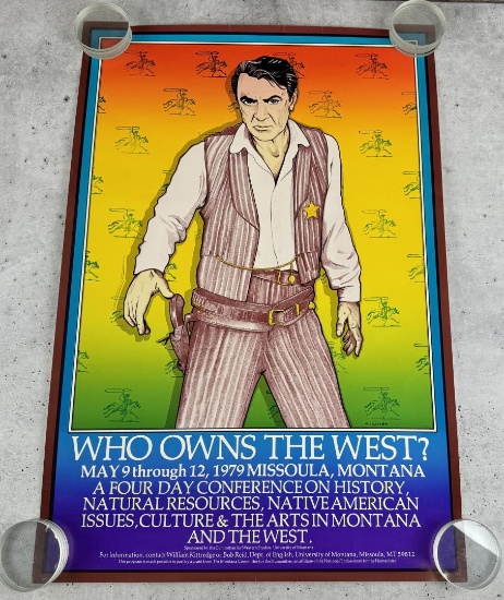 Monte Dolack Who Owns the West Print