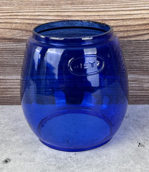 Dietz Cobalt Blue Kerosene Lantern Globe