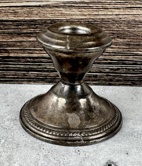 Weighted Sterling Silver Candlestick