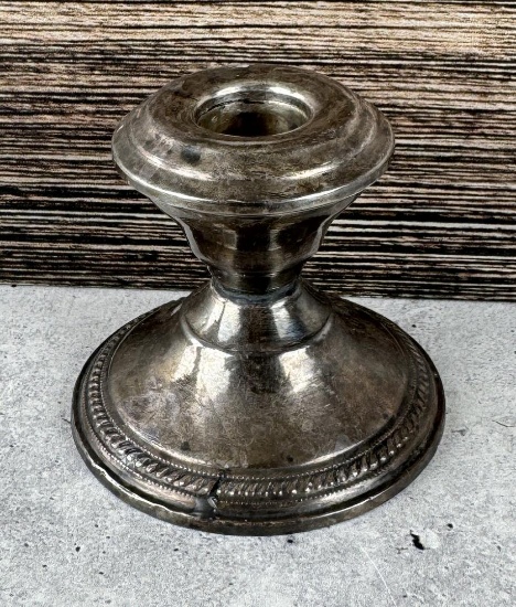 Weighted Sterling Silver Candlestick