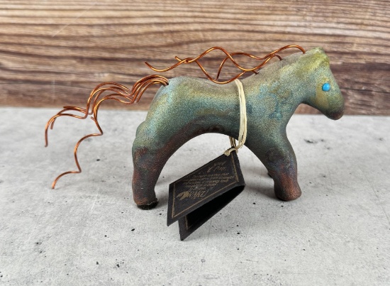 Jeremy Diller Raku Pottery Spirit Pony