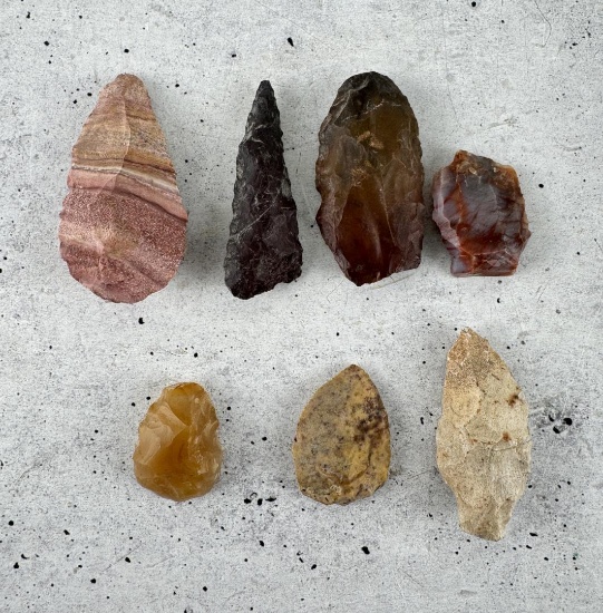 Ancient Native American Indian Arrowheads Points