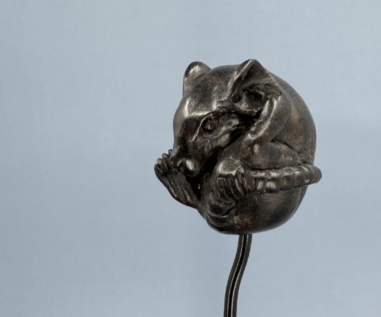 Antique Japanese Boxwood Mouse Netsuke