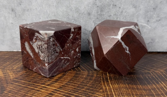 Serafino Marble Bookends