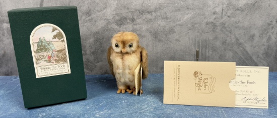 R John Wright Dolls Winnie The Pooh Pocket Owl