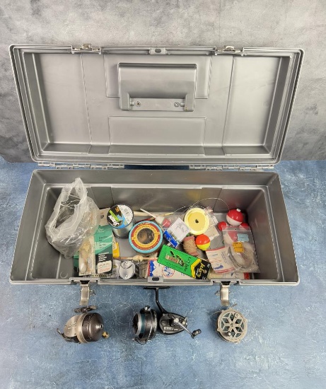 Vintage Tackle Box Full of Fishing Lures