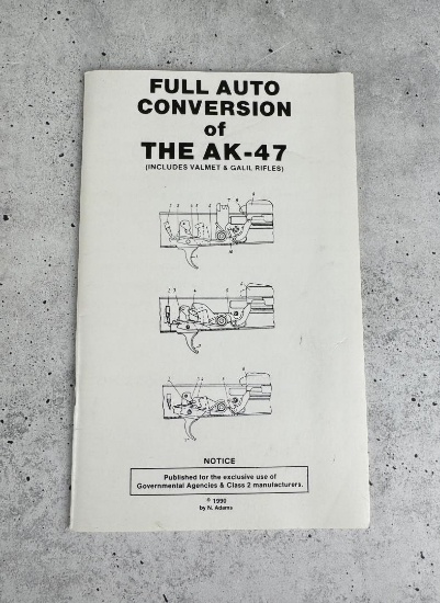 Full Auto Conversion Of The AK47