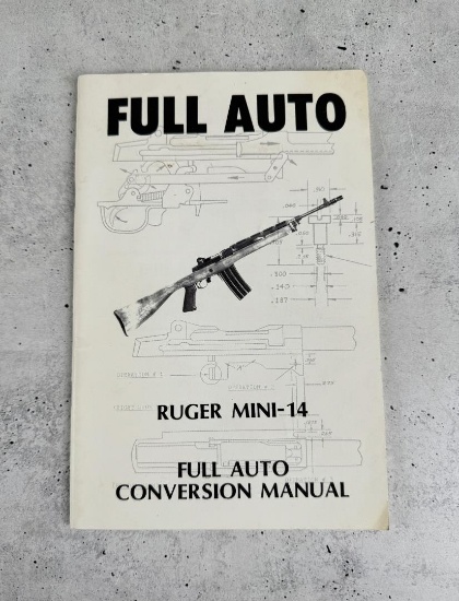 Full Auto Conversion Manual Ruger Mini 14